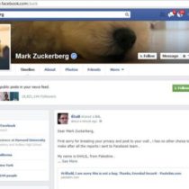 La page Facebook de Mark Zuckerberg a été piratée