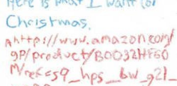 Découvrez la lettre au Père Noël qui fait le tour du web