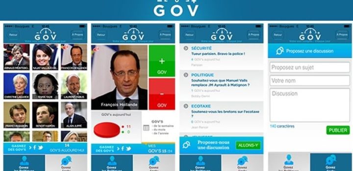 GOV, l’application pour noter les dirigeants politiques