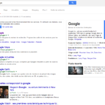 Google a bien modernisé l’affichage de son moteur de recherche