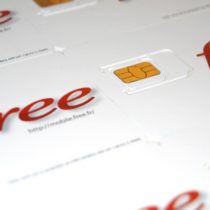 Free lance un distributeur automatique de cartes SIM