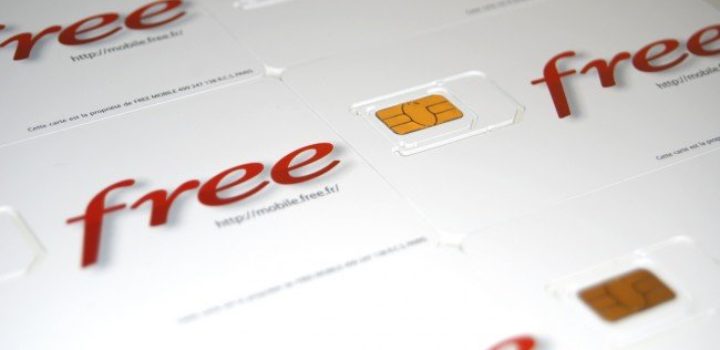 Free lance un distributeur automatique de cartes SIM