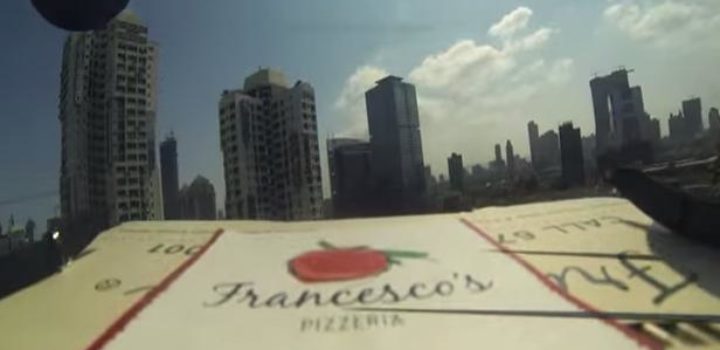 Bombay : livraison d’une pizza en temps record grâce à un drone