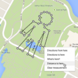 Google Maps permet de mesurer les distances