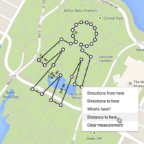 Google Maps permet de mesurer les distances