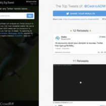 My Top Tweet, découvrez vos 10 Tweets les plus ReTweetés