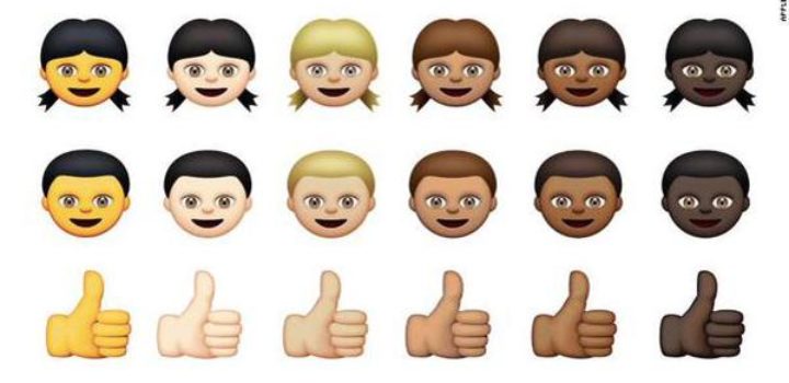 Les emoji de la diversité