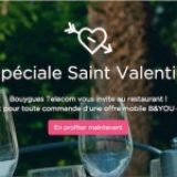 Pour la Saint-Valentin, Bouygues Telecom offre un dîner