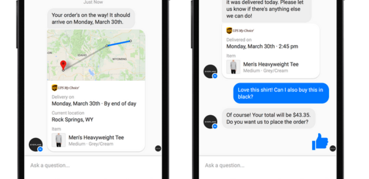 Messenger : cap vers l’e-commerce ouverture aux applis tierces