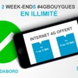 2 weekend en 3G / 4G illimitées offerts par Bouygues