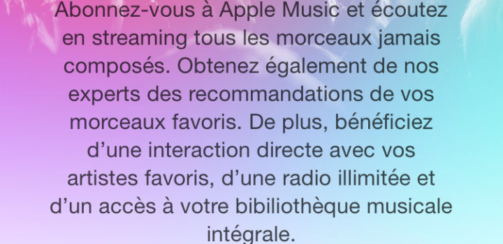 Apple Music : le démarrage avec iOS 8.4 le 30 juin à 17h