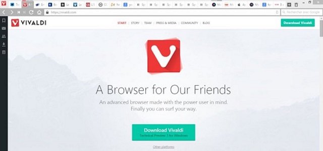 vivaldi navigateur web